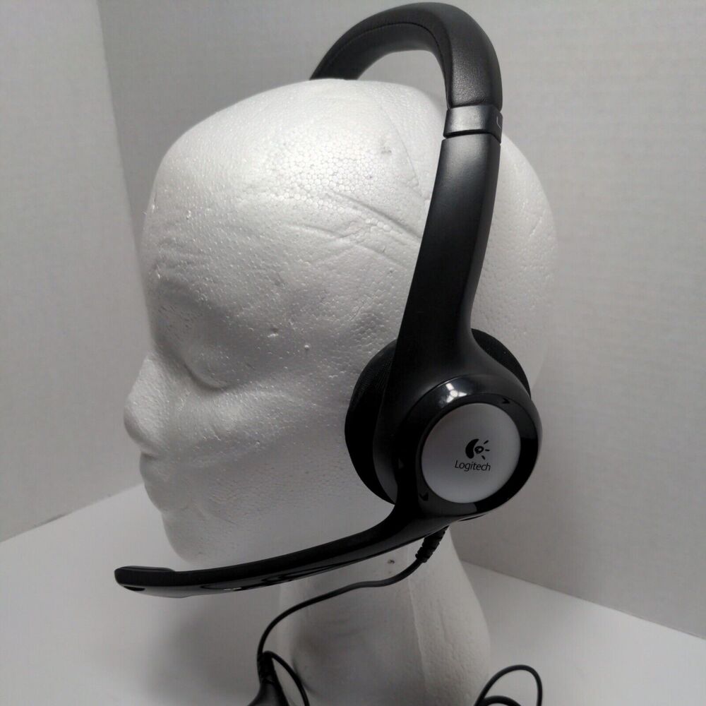 Logitech‎ A-00052 Over Ear USB Headset With Microphone Video Conferencing Gaming